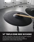 Donner Beat Max Electronic Drum Set with Mesh Pads