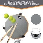 GrowDaily 12" Drum Practice Pad Stand Set