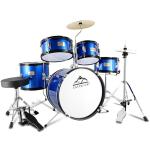 EASTROCK 5-Piece Kids Drum Set in Blue