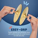 Brass Finger Cymbals for Kids' Rhythm Band