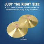 Brass Finger Cymbals for Kids' Rhythm Band
