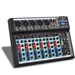 FULODE 7-Channel Bluetooth Audio Mixer & Sound Board