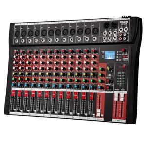 FULODE CT120S 12-Channel Bluetooth DJ Mixer