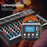 FULODE 7-Channel Bluetooth Audio Mixer & Sound Board