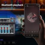 FULODE 7-Channel Bluetooth Audio Mixer & Sound Board
