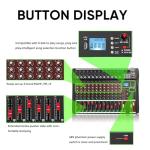 FULODE CT120S 12-Channel Bluetooth DJ Mixer