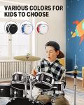 Donner 5-Piece Kid Drum Set with Adjustable Throne