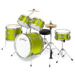 Ashthorpe 5-Piece Junior Drum Set - Green