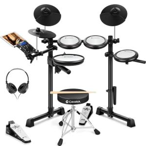 CAHAYA Electric Drum Set for Beginners and Kids