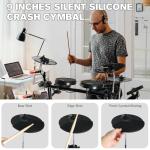 VANPHY Beginner Electric Drum Set with Quiet Pads