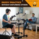 CAHAYA Electric Drum Set for Beginners and Kids