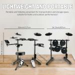 VANPHY Beginner Electric Drum Set with Quiet Pads