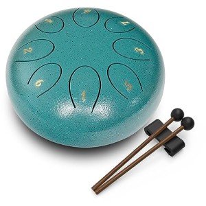 REGIS 6-Inch Steel Tongue Drum with 8 Notes