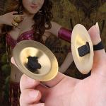 Tyenaza Brass Finger Cymbals for Belly Dance