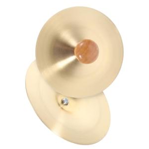 Finger Cymbals with Wooden Handles - 1 Pair