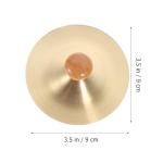 Finger Cymbals with Wooden Handles - 1 Pair