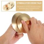 Finger Cymbals with Wooden Handles - 1 Pair