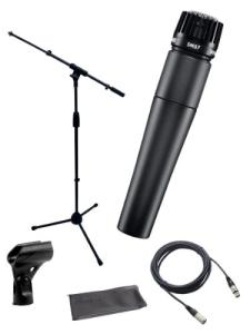Shure SM57-LC Dynamic Microphone Bundle with Accessories