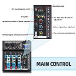 Depusheng HT4 Bluetooth Portable DJ Mixer Console