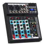 Depusheng HT4 Bluetooth Portable DJ Mixer Console