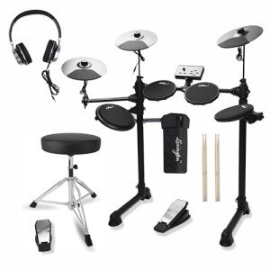 ADM Electronic Drum Set with 4 Mesh Pads & Sounds