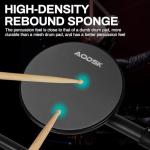 AODSK Portable Electric Drum Set for Beginners