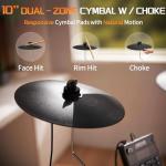 AKLOT B-CORE530 Electric Drum Set with Mesh Pads
