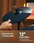 Donner DED-300X Electronic Drum Set with Mesh Pads