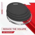 Evans Soundoff Drum Mute Pads - 8-Pack Set
