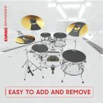 Evans Soundoff Drum Mute Pads - 8-Pack Set
