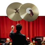 12-Inch Traditional Alloy Crash Cymbals