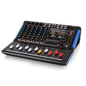 Pyle 8-Channel Bluetooth DJ Audio Mixer