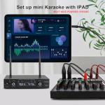 6-Channel DJ Audio Mixer with 16 Effects