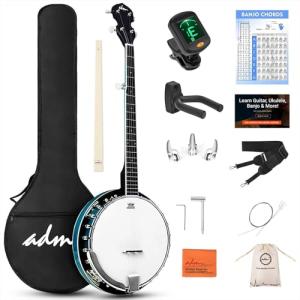 ADM 5 String Full Size Beginner Banjo Kit