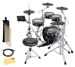 Roland VAD307 Electronic Drum Set Bundle with Accessories
