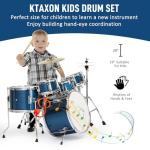 Ktaxon 5-Piece Junior Drum Kit for Beginners