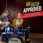 Mendini Kids 5-Piece Drum Set in Metallic Blue