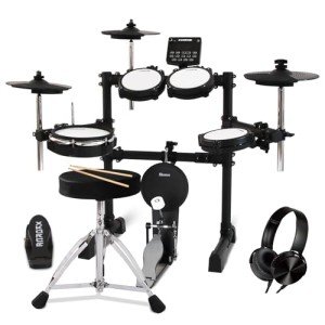 Xkorce Electronic Drum Set with 4 Mesh Pads
