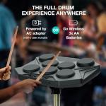 ROCKSOCKI Portable Electronic Drum Set with LED