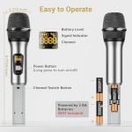 TONOR Wireless Dual UHF Handheld Mic System - TW-820