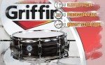GRIFFIN Deluxe 14" Poplar Snare Drum with Gloss Finish