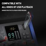 JXSOU 10-Channel Bluetooth DJ Mixer with Effects