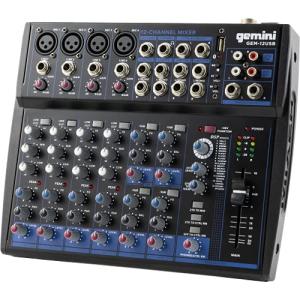 Gemini 12-Channel DJ Audio Mixer with Multi-FX