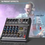 Pyle Bluetooth 6-Channel DJ Audio Mixer