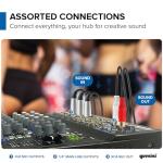 Gemini 12-Channel DJ Audio Mixer with Multi-FX