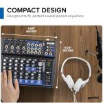 Gemini 12-Channel DJ Audio Mixer with Multi-FX