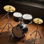 5-Piece Cymbal Pack with Bag for Drum Set