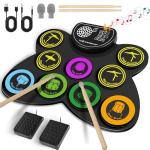 CAHAYA Foldable 9-Pad Electronic Drum Set