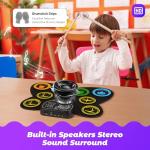 CAHAYA Foldable 9-Pad Electronic Drum Set
