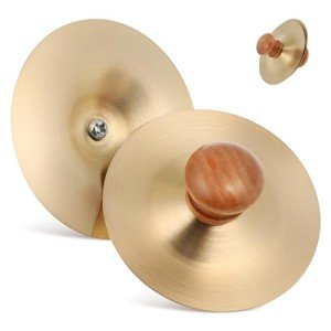Brass Mini Hand Cymbals for Kids and Dance